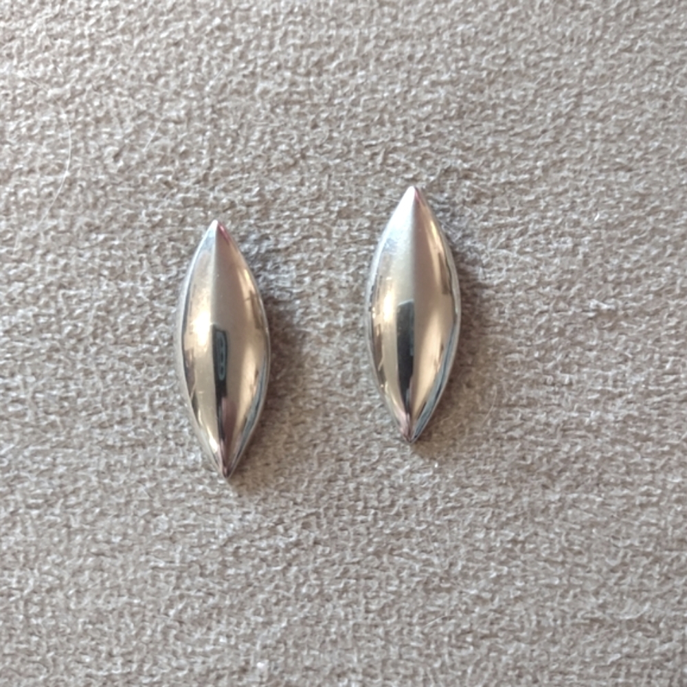 Silvertone Stud Earrings